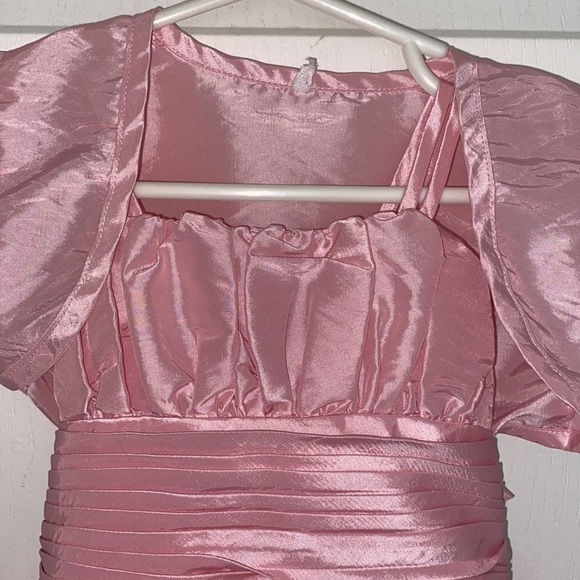 Kid formal dress pink and white with jacket Size 6-12M - Picture 4 of 8